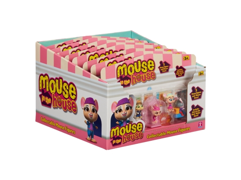 Mouse In The House Mouse 5 Pack Ass Cdu - Assorted