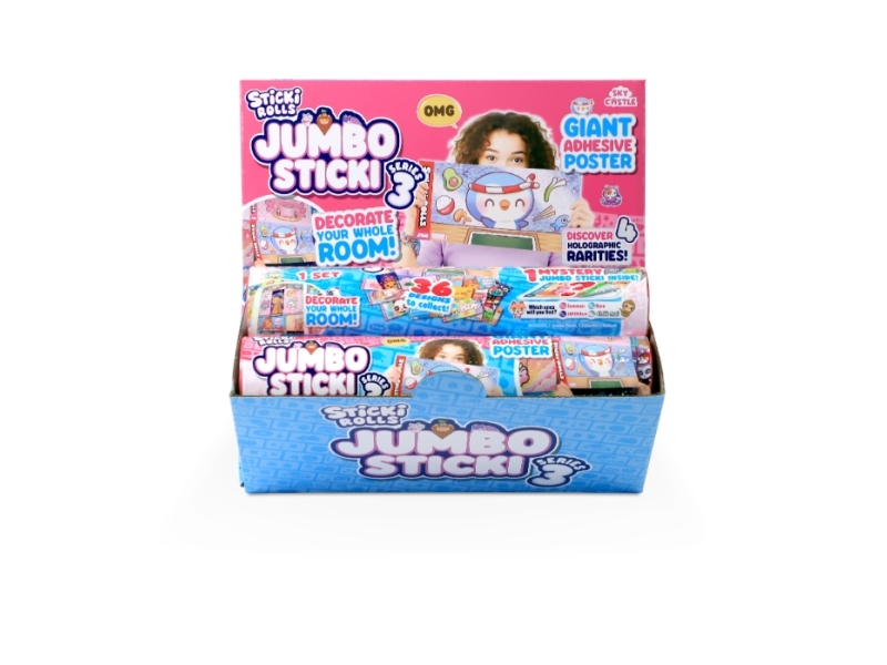 Sticki Rolls Sticki Jumbo Mystery Rolls S3 Ass Cdu