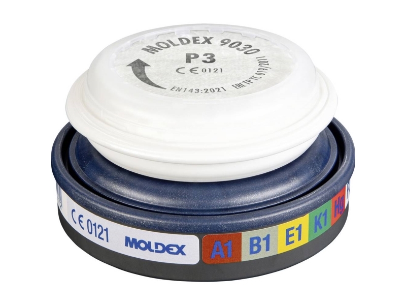 Moldex 973001 A1b1e1k1hg P3 / 7000 + 9000 Kombifilter, 6 Stück