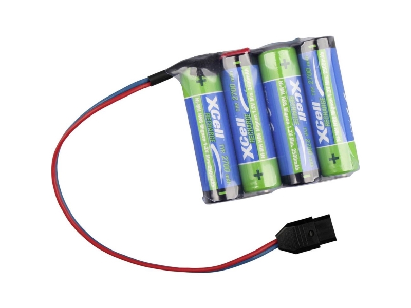 Xcell Batteripakke Celletal: 4 Batteristørrelse: R6 (Aa) Nimh 4.8 V 2700