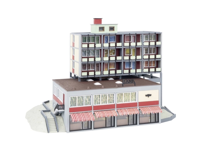Moderne Bankgebäude H0 Faller 109928