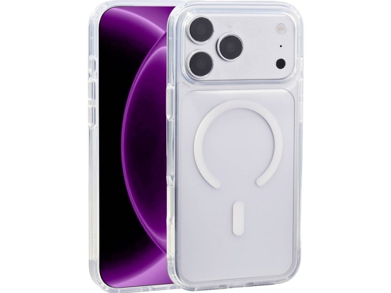 Renkforce Iphone 18 Pro Max Backcover Apple Iphone 18 Pro Max Durchsichtig Induktives Laden, Magsafe Kompatibel Rf-7576224 (Rf-7576224)
