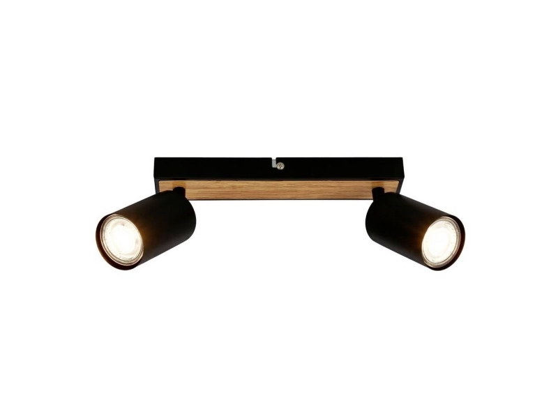 Briloner Tib 2172024 Loft-Spotlights Led (Rgb) Gu10 9 W Sort, Træ