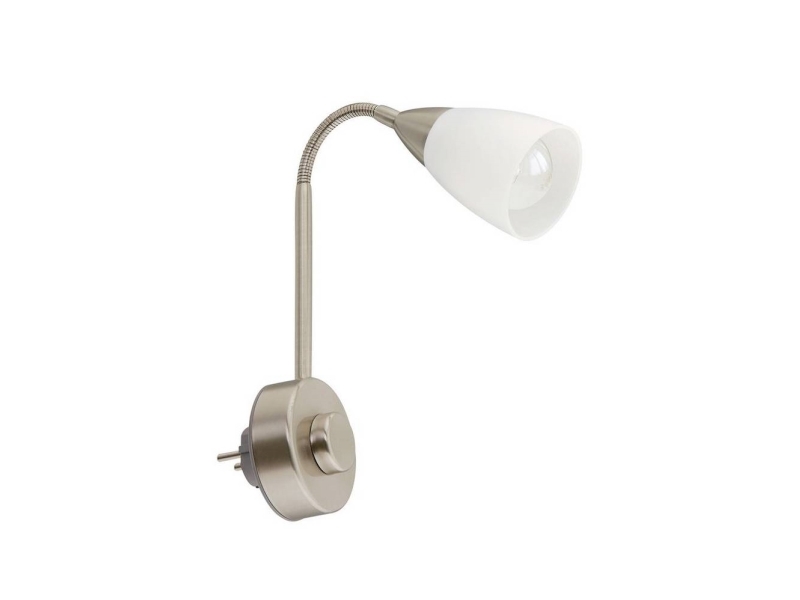 Briloner Fiche Wandleuchte E14 25 W Nickel (Matt)