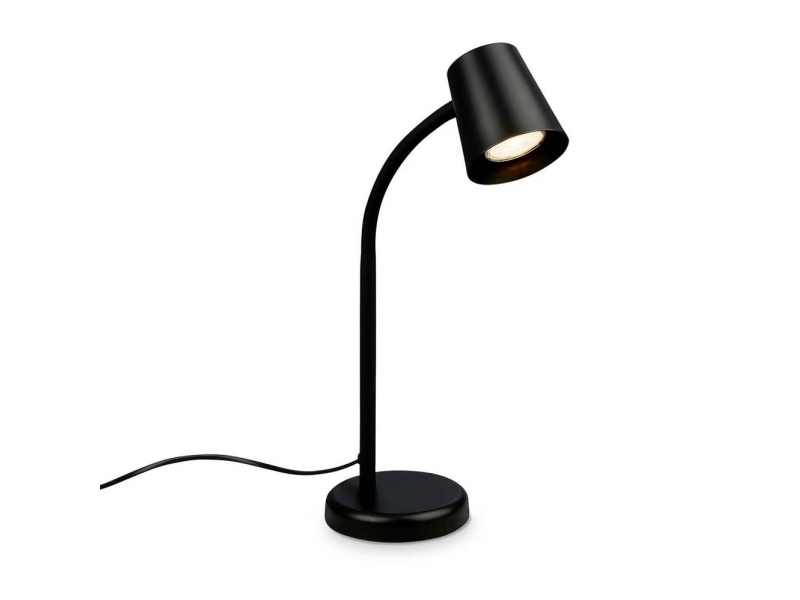 Briloner Skriva 7476015 Bordlampe Gu10 9 W Sort