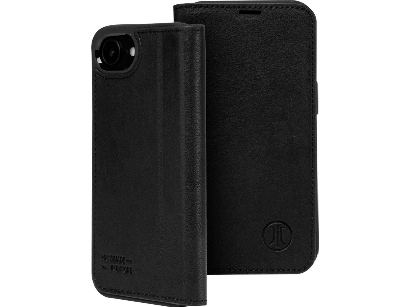 Jt Berlin Echtleder Bookcase Tegel 360 | Apple Iphone 16E | Schwarz | 11170 (11170)