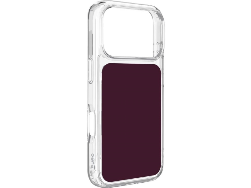 Puro Plate Mag - Etui Do Iphone 18 Pro Max / 17 Pro Max Kompatybilne Z Magsafe (Deep Cherry)