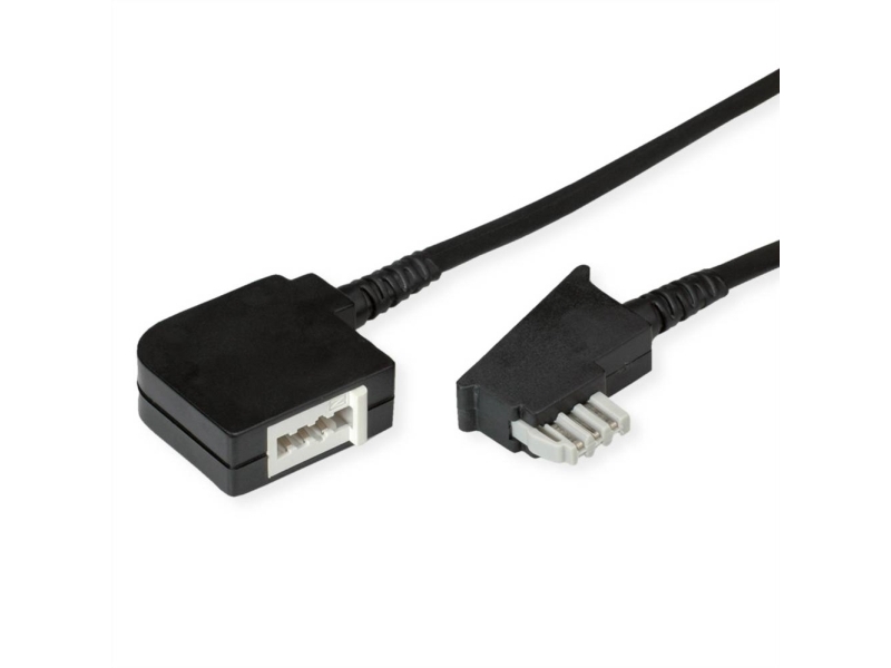 Secomp Telefon (Analog) Tilslutningskabel 6 M Sort