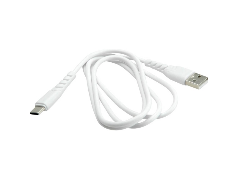 Biond Usb-A To Usb-C 1M White Recycled Plastic (Bgg-12-Tc)