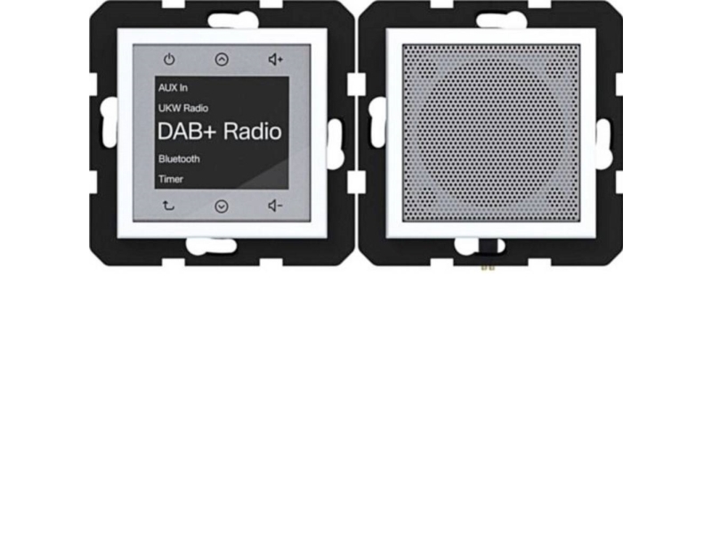 Hager Wan6110wm Radio Touch Up Dab+ Bluetooth Lautsprech (Wan6110wm)