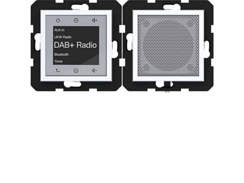 Hager Wan6110wg Radio Touch Up Dab+ Bluetooth-Højttaler (Wan6110wg)