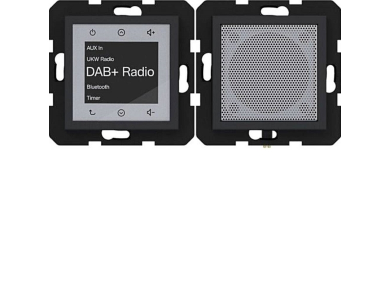 Hager Wan6110bm Radio Touch Up Dab+ Bluetooth Lautsprech (Wan6110bm)