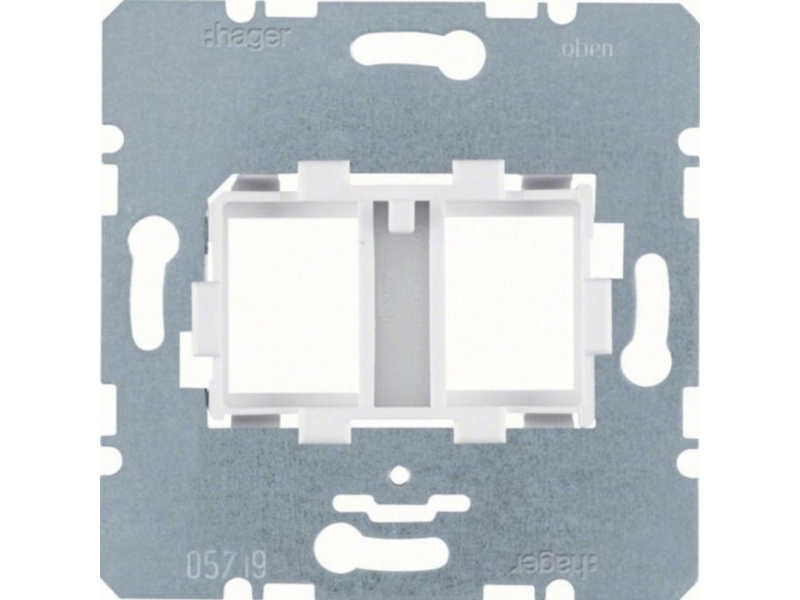 Hager Bæremontering 2-Fags P Wdf4712w (Wdf4712w)