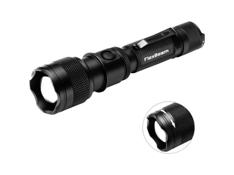 Powertac Flexbeam 12908 Led (Rgb) Lommelygte Batteridrevet 1200 Lm 600 H 105 G