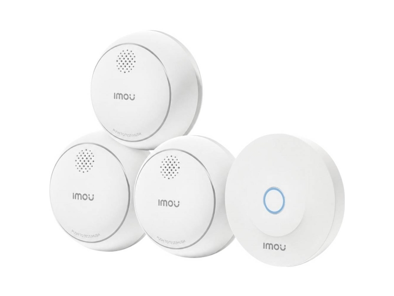 Imou Smoke Detector Kit-3, Gateway + 3 Sensoren