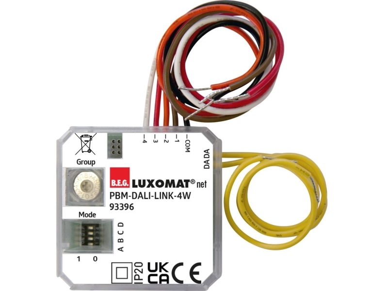 Pbm-Dali-Link-4W Hvid - Pbm-Dali-Link-4W Hvid Push Button