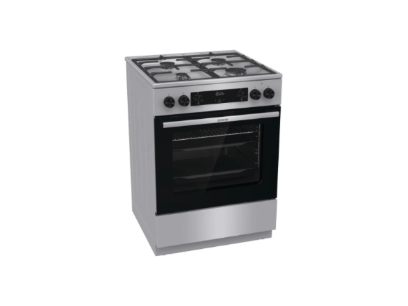 Gorenje GK6C4XF Cooker Hob type Gas Oven type Electric Stainless steel Width 60 cm Depth 60 cm Grilling Energy efficiency class A 71 L