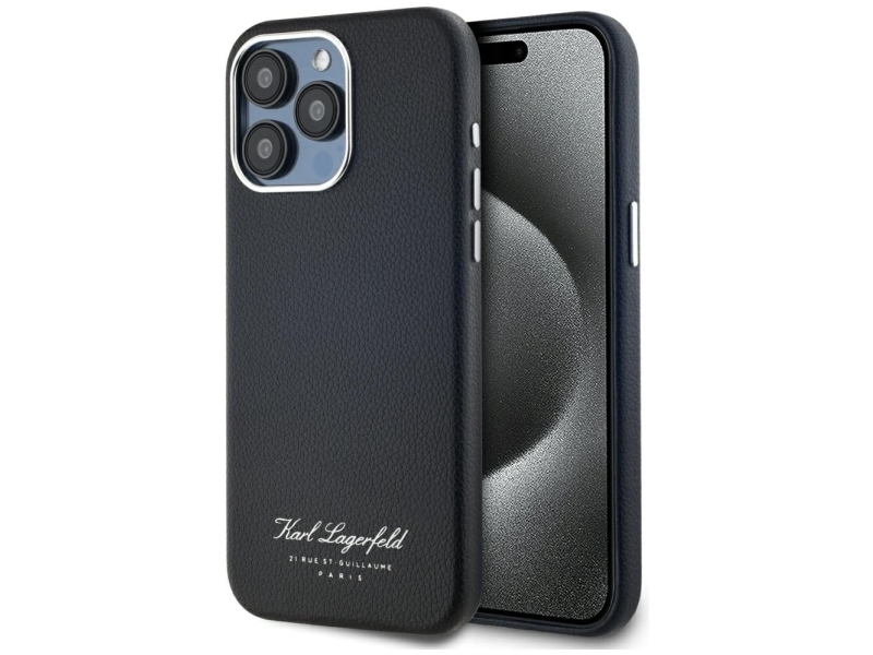 Karl Lagerfeld Hotel Rsg-Etui Til Iphone15 Pro Sort
