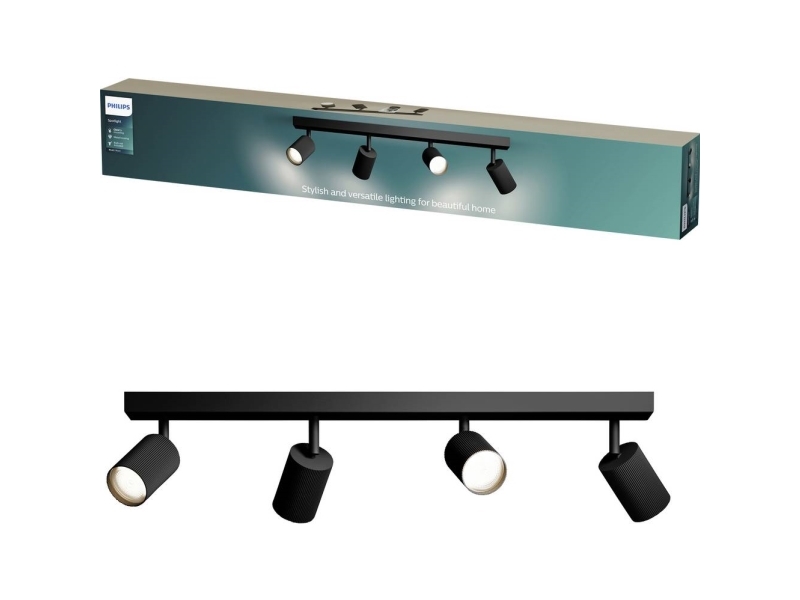 Philips 8721103143457 Loft-Spotlights Led (Rgb) Gu10 Sort