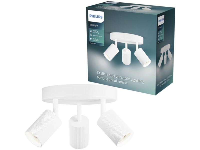 Philips 8721103163172 Loft-spotlights LED (RGB) GU10 150 W Hvid