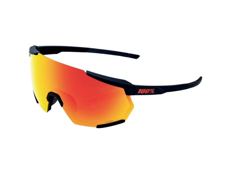 100 % Racetrap 3.0 Sonnenbrille Mit Hiper-Gläsern, Soft Tact Schwarz