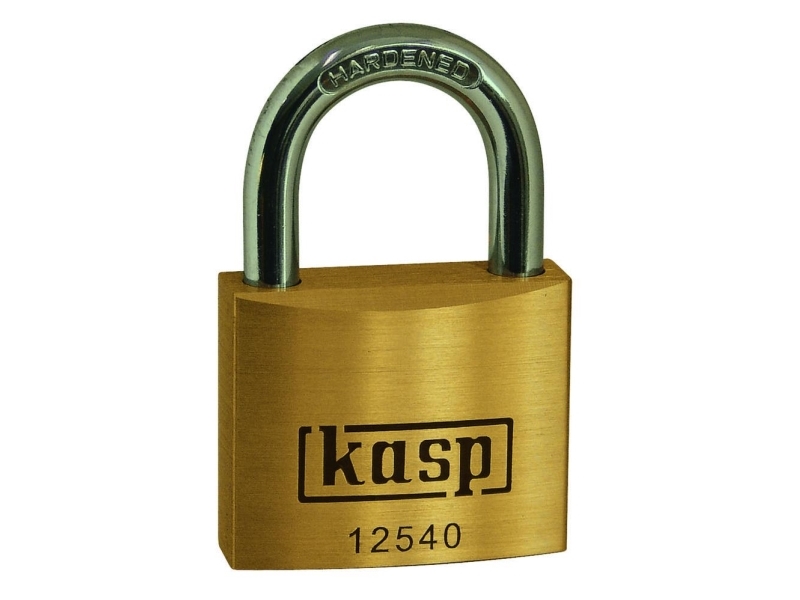 Kasp K12540A2 Hængelås 40 mm Identiske Gyldengul Nøglelås