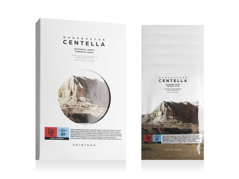 Skin1004 Madagascar Centella Watergel Sheet Ampoule Mask 5 X 25 Ml