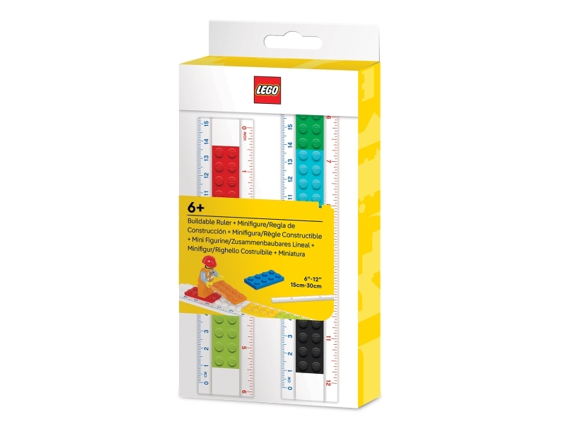 Lego-Lineal Aus Bausteinen (Zum Zusammenbauen) Mit Minifigur