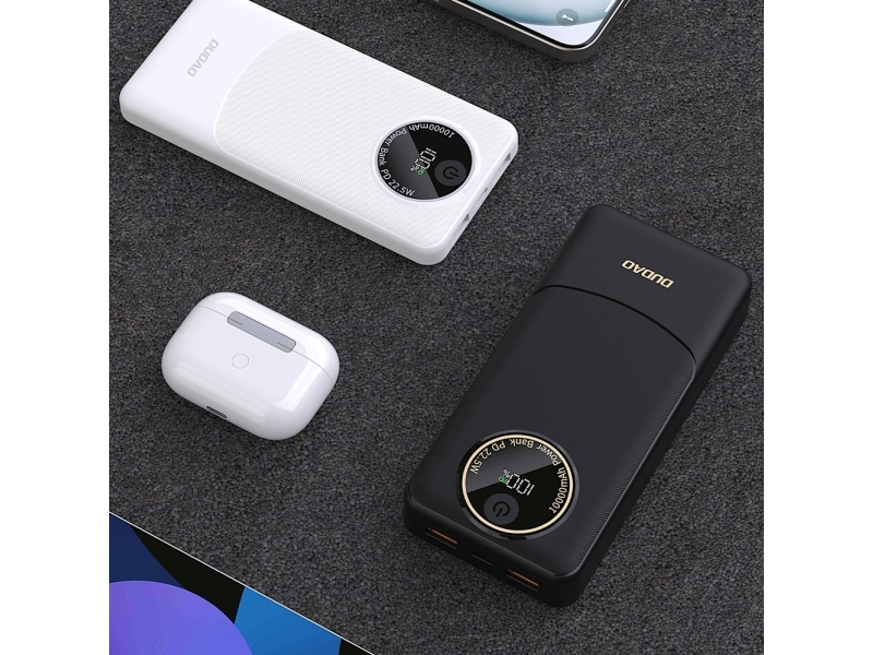 Powerbank Dudao External Battery Power Bank Dudao K12 22.5W 10000Mah Black