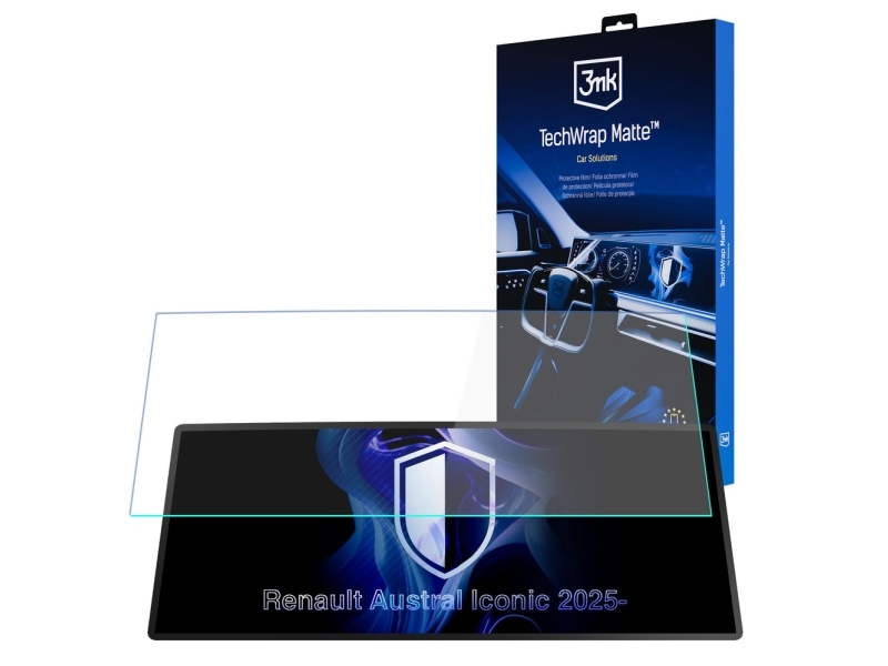 3Mk 3Mk Techwrap Matte Cluster Dashboard Screen Protector For Renault Austral Iconic 2025