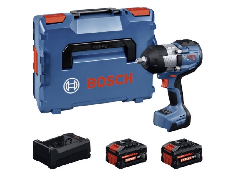 Bosch Professional Gds18v-1400 06019R5002 Slagnøgle Antal Batterier, Der Følger Med 2 Litium