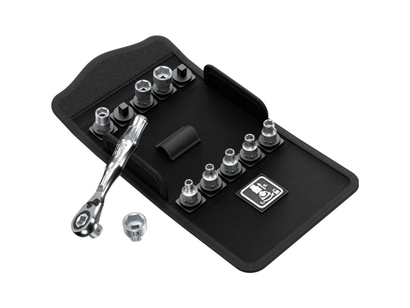 Wera 1/4" Zylkop Mini 2-Delt Sæt Med Skruenøgler, 11 Dele