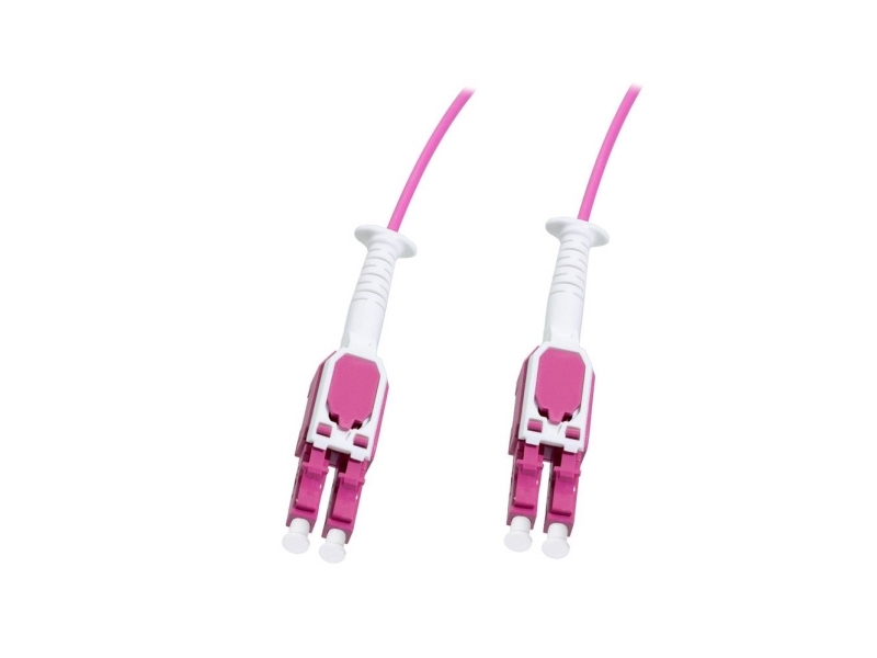 Logilink Uniboot Push-Pull Fiber Patch Cord Lc-Lc Om4, 1,0M