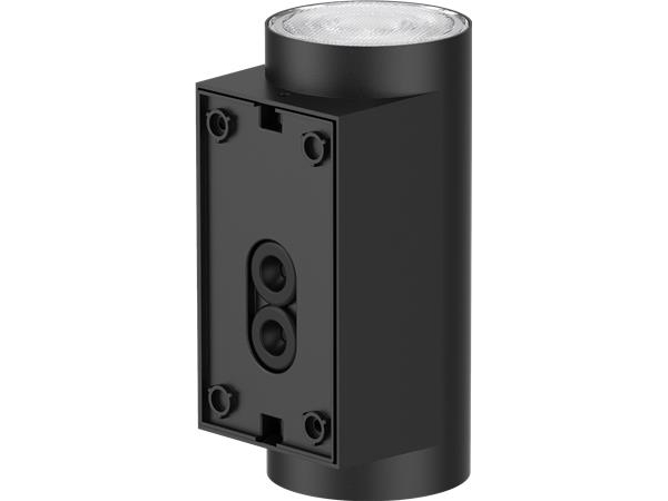 SAWA Ø80x181x96mm. LED 2X10W 2x1250LM CCT 3000+4000K 36gr. SORT, Opad- og Nedadlysende