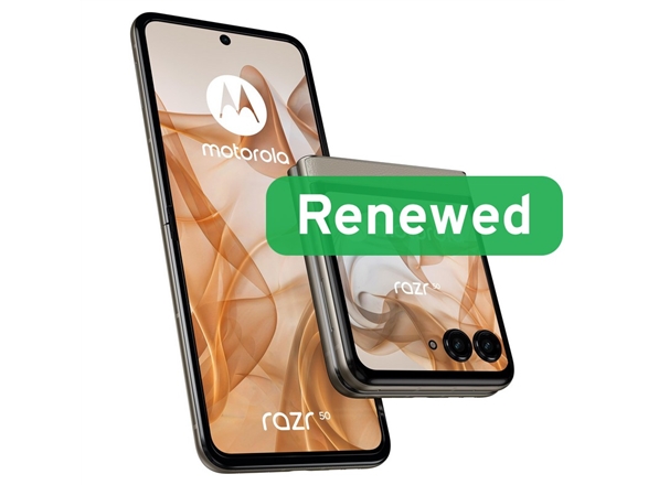 Smartfon Odnowiony Motorola Renewed | Grade A | Razr 50 | 256 Gb | Beige | 5G | O (Rmor50-6Bei22o)
