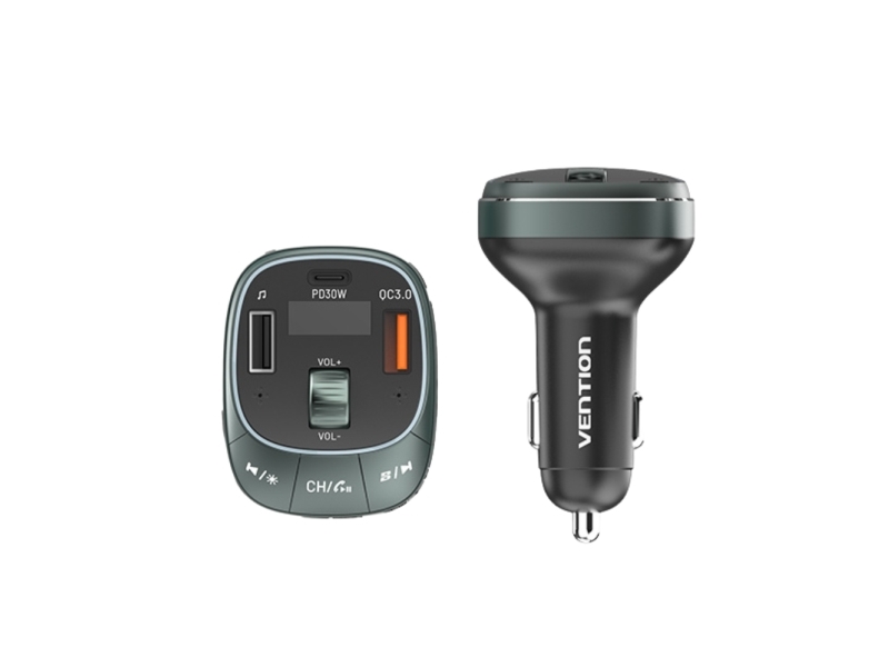 Vention Schwarz Fm-Transmitter Fflb0 Bluetooth 5.0 Schnellladung - Bild 5