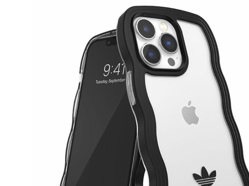 Adidas Or Wavy Case Für Iphone 13 Pro / Iphone 13 - Schwarz Und Transparent