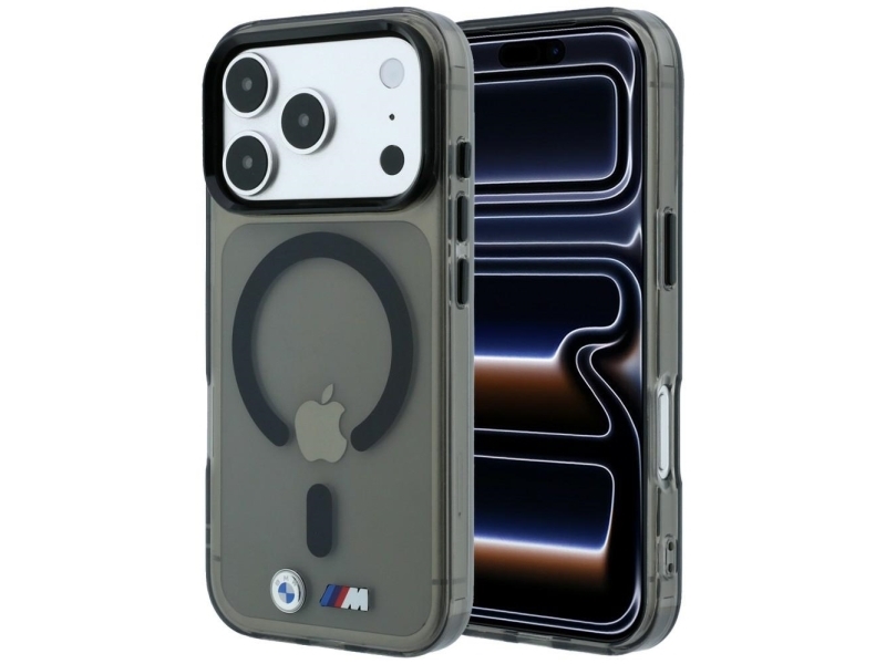Bmw M Iml Glossy Metal Logo & Trims Magsafe Case For Iphone 18 Pro Max / 17 Pro Max - Black
