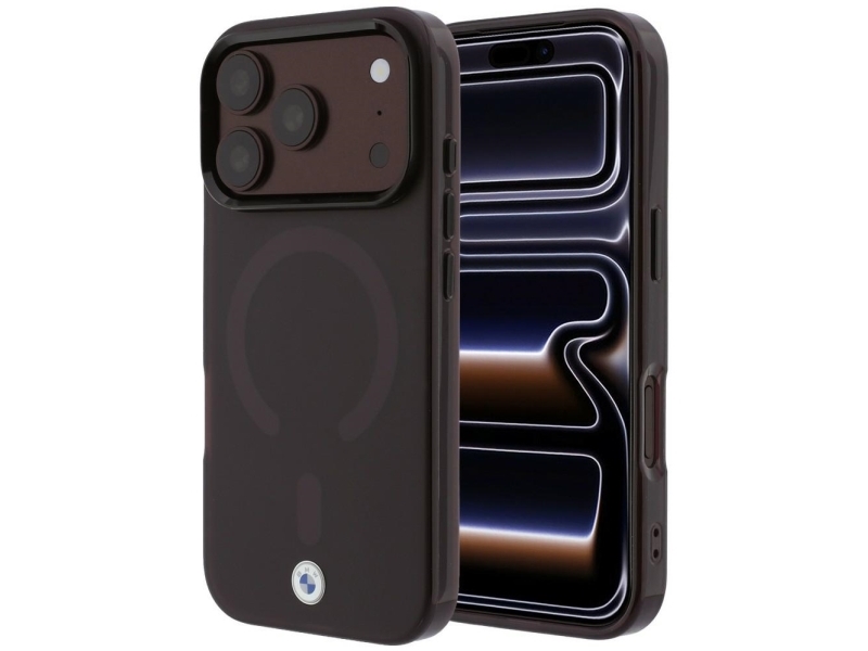 Bmw Sign Frosted Iml Ir Metalinis Logotipas Magsafe Deklas Iphone 18 Pro / 17 Pro - Bordines Spalvos