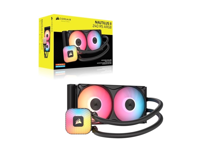 Corsair Nautilus Ii 240 Rs Argb 240Mm Radiator Liquid Cpu Cooler