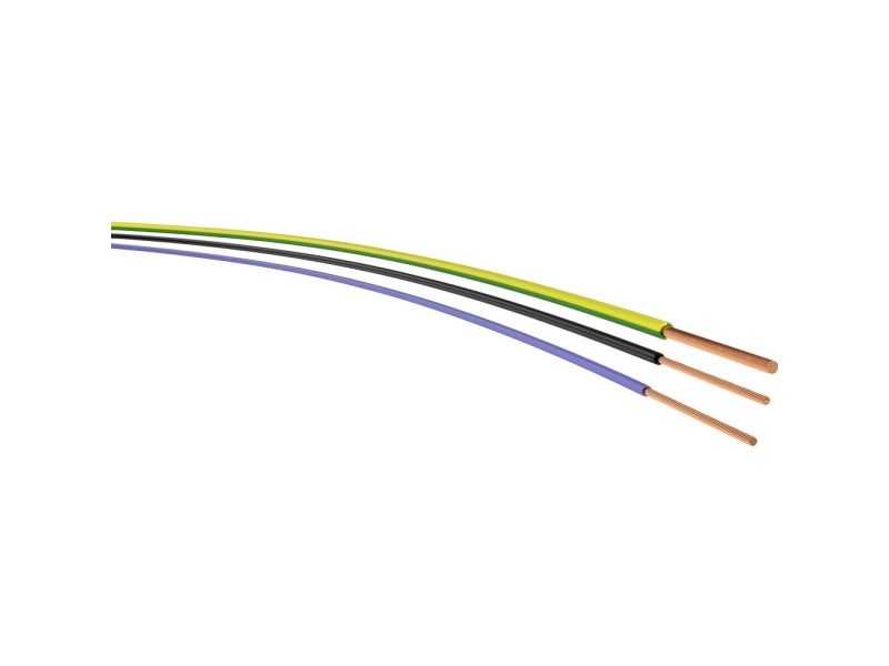 Conrad Ver H07v-K 1,5 Gn/Geeca R100 Lederkabel H07v-K 1 X 1.50 Mm² Grøn-Gul 100 M