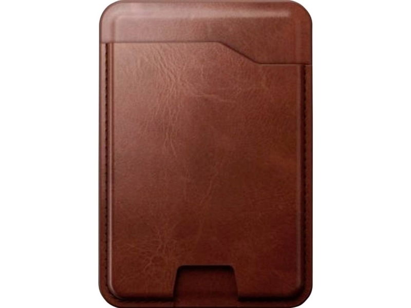 Nomad Leather Mag Wallet Rejseetui Med Tracker Brun