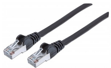 Intellinet Premium Netzwerkkabel, Cat6a, S/Ftp, 100% Kupfer, Cat6a-Zertifiziert, Ls0h, Rj45-Stecker/Rj45-Stecker, 5,0 M, Schwarz, 5 M, Cat6a, S/Ftp (