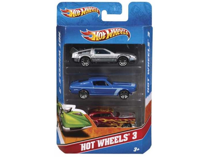 Hot Wheels 3Er Geschenkset Sortiment, Fahrzeug-Set, Hot Wheels, 3 Jahr(E), Kunststoff, Metall, Gemischte Farben