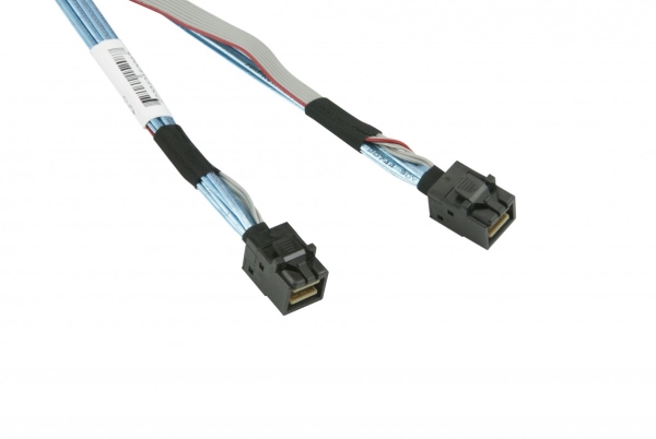 Supermicro Intern Sas Kabel Sas 12gbit/s 4x Mini Sas Hd Sff 8643 Hane Till 4x Mini Sas Hd Sff 8643 Hane 60 Cm