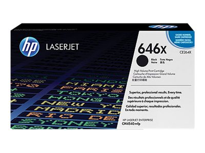 Hp 646X Schwarz Original Laserjet Tonerkartusche Mit Hoher Reichweite, 17000 Seiten, Schwarz, 1 Stück(E)