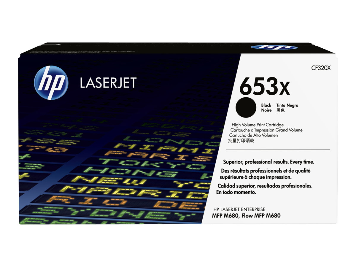 Hp 653X Schwarz Original Laserjet Tonerkartusche Mit Hoher Reichweite, 21000 Seiten, Schwarz, 1 Stück(E)
