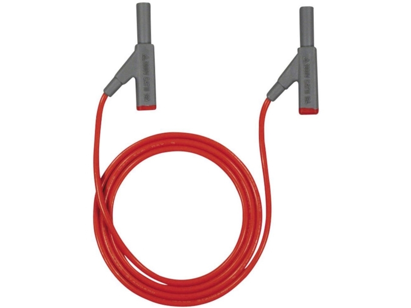 Beha Amprobe 307111 Sikkerhedsprøveledning Lamelstik 4 mm Lamelstik 4 mm 1.00 m Rød 1 stk