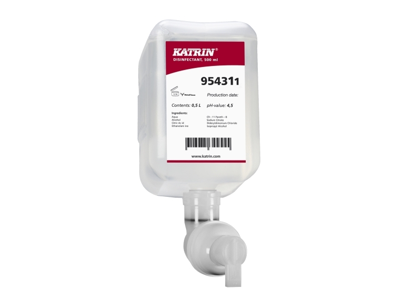 Tvål Katrin Sätesrenare 0,5l u/färg u/doft 954311 - (500 ml st. x 12 ) | Rengöring - Avtorkning - Toalettpapper och dispensrar | GameStuff