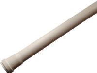 CSDK-SL HTP rør med 1 muffe 40-1000 mm hvid
